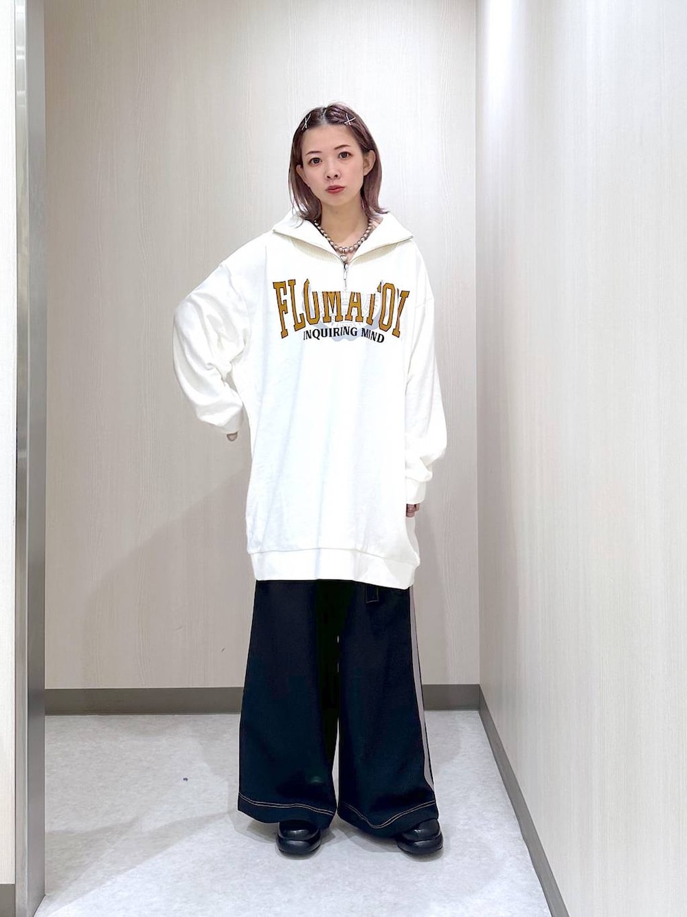 まいてぃ(PAGEBOY ペリエ千葉)｜JEANASISのネックレスを使った