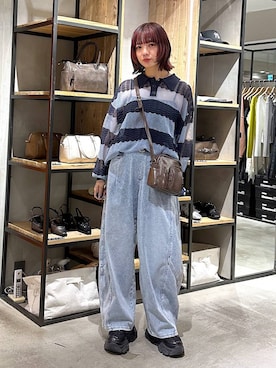 「PAGEBOY（ページボーイ）のアイテム（パンツ）」を使った、まいてぃさん（レディース・158cm）の春コーディネート