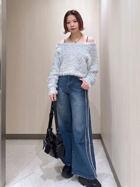 「JEANASIS（ジーナシス）のアイテム（スニーカー）」を使った、まいてぃさん（レディース・158cm）の秋コーディネート