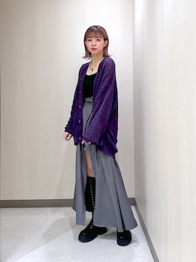 「PBLIM（ページボーイリム）のアイテム（アクセサリー）」を使った、まいてぃさん（レディース・158cm）の秋コーディネート