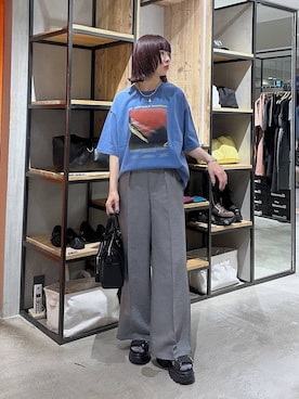 「PAGEBOY（ページボーイ）のアイテム（サンダル）」を使った、まいてぃさん（レディース・158cm）の夏コーディネート