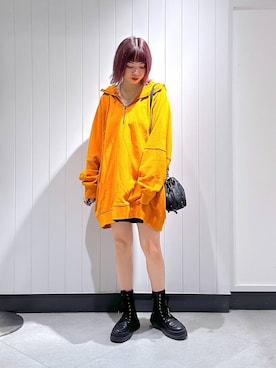 「PBLIM（ページボーイリム）のアイテム（アクセサリー）」を使った、まいてぃさん（レディース・158cm）の秋コーディネート