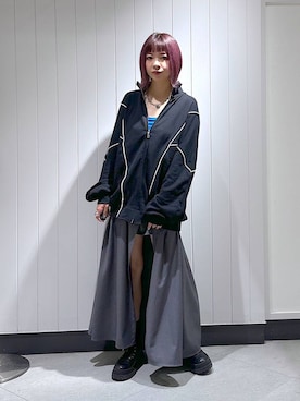 「PBLIM（ページボーイリム）のアイテム（アクセサリー）」を使った、まいてぃさん（レディース・158cm）の秋コーディネート