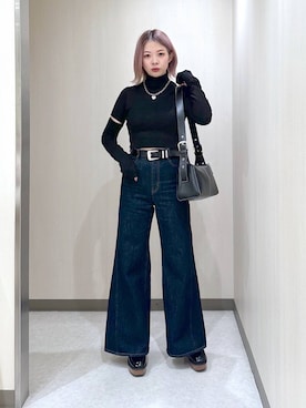 「PBLIM（ページボーイリム）のアイテム（アクセサリー）」を使った、まいてぃさん（レディース・158cm）の秋コーディネート