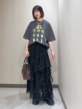 「骨格ウェーブ」｜まいてぃさん（レディース・158cm・20代）の夏コーディネート