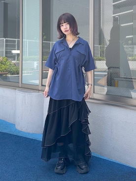 「PAGEBOY（ページボーイ）のアイテム」を使った、まいてぃさん（レディース・158cm）の夏コーディネート