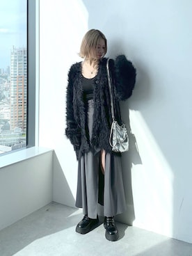 「PBLIM（ページボーイリム）のアイテム（アクセサリー）」を使った、まいてぃさん（レディース・158cm）の夏コーディネート