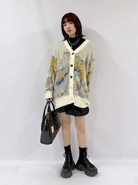 「PAGEBOY（ページボーイ）のアイテム（その他パンツ）」を使った、まいてぃさん（レディース・158cm）の冬コーディネート