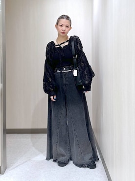 「PBLIM（ページボーイリム）のアイテム（アクセサリー）」を使った、まいてぃさん（レディース・158cm）の秋コーディネート