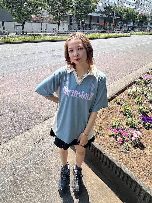 tシャツ 「Kappa」AUTHENTIC　シャギーニット　ゲームシャツ レディース Kappa tシャツ 「Kappa」AUTHENTIC シャギーニット ゲームシャツ