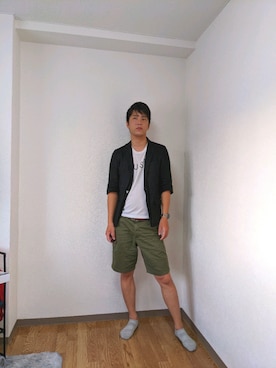「semantic design（セマンティックデザイン）のアイテム（ジャケット/アウター）」を使った、ゆうきさん（メンズ・184cm）の秋コーディネート