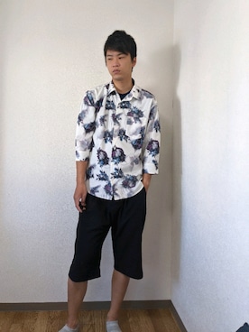 「semantic design（セマンティックデザイン）のアイテム（パンツ）」を使った、ゆうきさん（メンズ・184cm）の秋コーディネート