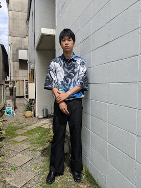 「semantic design（セマンティックデザイン）のアイテム」を使った、ゆうきさん（メンズ・184cm）の秋コーディネート