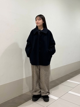 rikoさん（レディース・154cm）の冬コーディネート