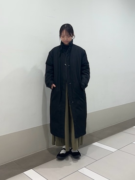 「アイテム（ダウンジャケット/コート）」を使った、rikoさん（レディース・154cm・20代）の秋コーディネート