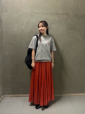 「L.L.Bean（エルエルビーン）のアイテム（トップス）」を使った、rikoさん（レディース・154cm）の夏コーディネート