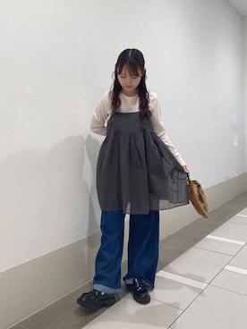 「URBAN RESEARCH DOORS（アーバンリサーチドアーズ）のアイテム（キャミソール）」を使った、rikoさん（レディース・154cm）の夏コーディネート