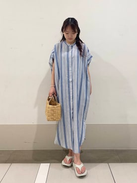 「アイテム（インテリア雑貨）」を使った、rikoさん（レディース・154cm）の夏コーディネート