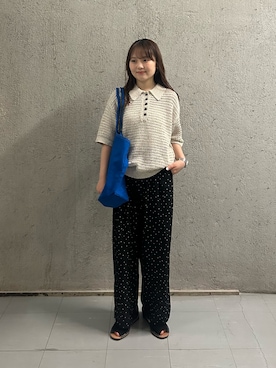 「PENELOPE（ペネローペ）のアイテム」を使った、rikoさん（レディース・154cm）の春コーディネート