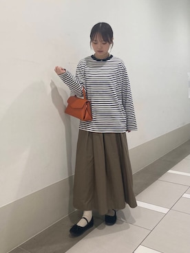 「アイテム（チョーカー）」を使った、rikoさん（レディース・154cm）の夏コーディネート