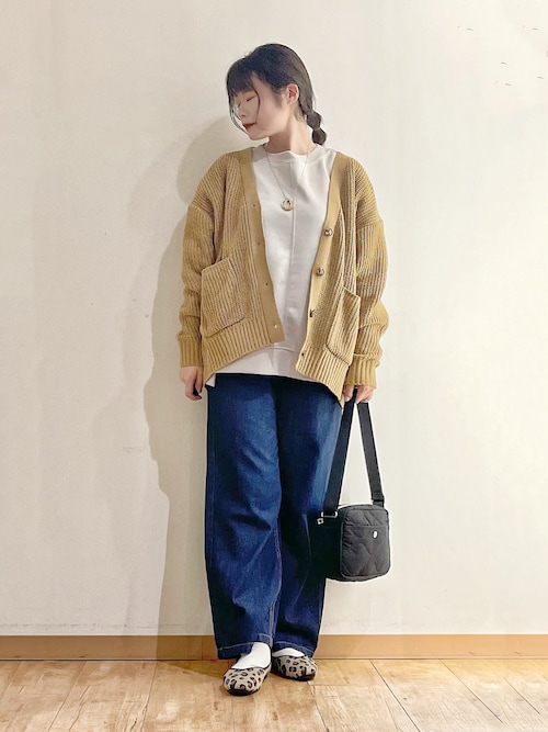 セール】【高レビュー/洗える】ポケット付きが嬉しい ざっくり編み V