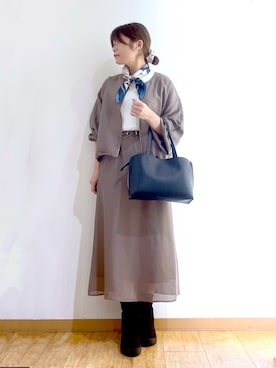 かのさん（レディース・157cm）の秋コーディネート