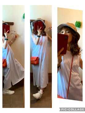 「おちびさん」｜「アイテム（ワンピース/ドレス）」を使った、itsumicchiさん（レディース・151cm）の夏コーディネート