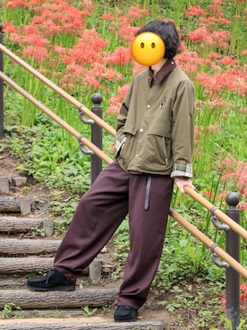 「kolor（カラー）のアイテム」を使った、nananaizmさん（メンズ・170cm）の秋コーディネート