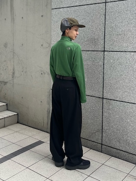 「アイテム（キャップ）」を使った、Rionさん（レディース・163cm）の秋コーディネート