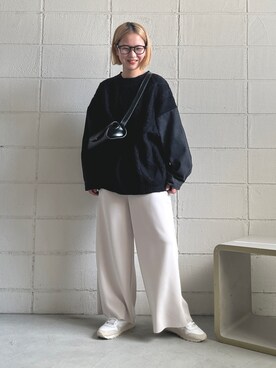「Bou Jeloud（ブージュルード）のアイテム」を使った、TSUKIさん（レディース・153cm）の秋コーディネート