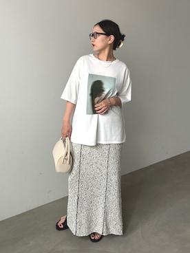 「Bab（バブ）のアイテム」を使った、TSUKIさん（レディース・153cm）の春コーディネート