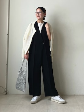 「Bou Jeloud（ブージュルード）のアイテム」を使った、TSUKIさん（レディース・153cm）の秋コーディネート