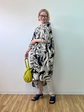 「Bou Jeloud（ブージュルード）のアイテム」を使った、TSUKIさん（レディース・153cm）の秋コーディネート
