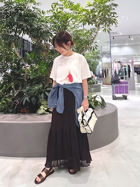 ikuraさん（レディース・157cm）の夏コーディネート