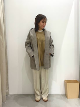 「アイテム（その他アウター）」を使った、ikuraさん（レディース・157cm）の秋コーディネート