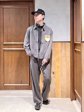 「アイテム（パンツ）」を使った、manamu さん（メンズ・186cm）の夏コーディネート