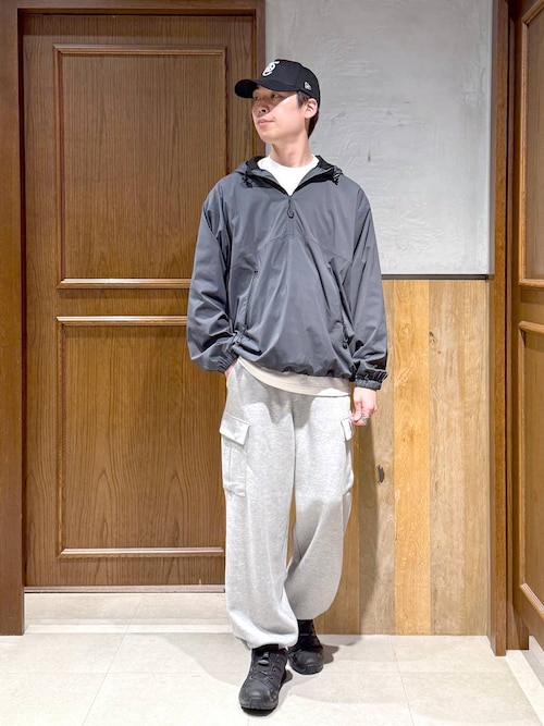 セール】【SIGNAL SPORTS】nylon anorak hoodie/ナイロン