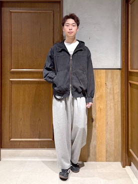 「RAGEBLUE（レイジブルー）のアイテム（パンツ）」を使った、manamu さん（メンズ・186cm）の秋コーディネート