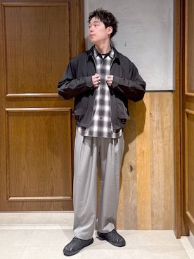 manamu さん（メンズ・186cm）の春コーディネート