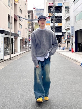 「POLO BCS（ポロ ビーシーエス）のアイテム」を使った、manamu さん（メンズ・186cm）の秋コーディネート