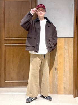 「きれいめ」｜manamu さん（メンズ・186cm）の冬コーディネート