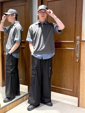 manamu さん（メンズ・186cm）の春コーディネート