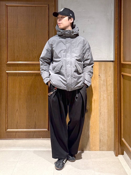 セール】ツータック/ベルト付きワイドスラックス（スラックス