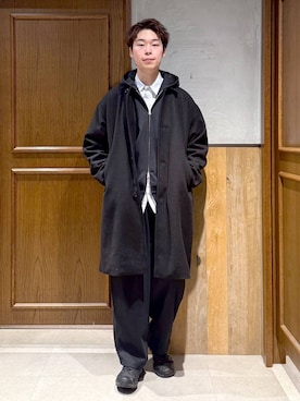 「RAGEBLUE（レイジブルー）のアイテム（パンツ）」を使った、manamu さん（メンズ・186cm）の秋コーディネート