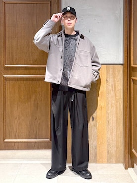 「RAGEBLUE」｜「アイテム（ジャケット/アウター）」を使った、manamu さん（メンズ・186cm）の冬コーディネート