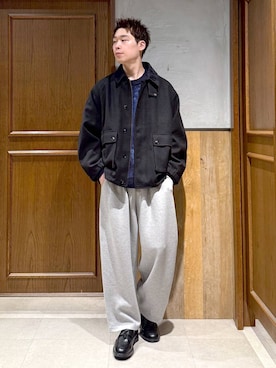 「RAGEBLUE（レイジブルー）のアイテム（ジャケット/アウター）」を使った、manamu さん（メンズ・186cm）の秋コーディネート