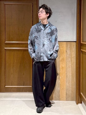 「RAGEBLUE（レイジブルー）のアイテム（トップス）」を使った、manamu さん（メンズ・186cm）の春コーディネート