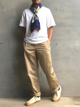 「ASEEDONCLOUD（アシードンクラウド）のアイテム」を使った、Patoさん（メンズ・166cm）の秋コーディネート