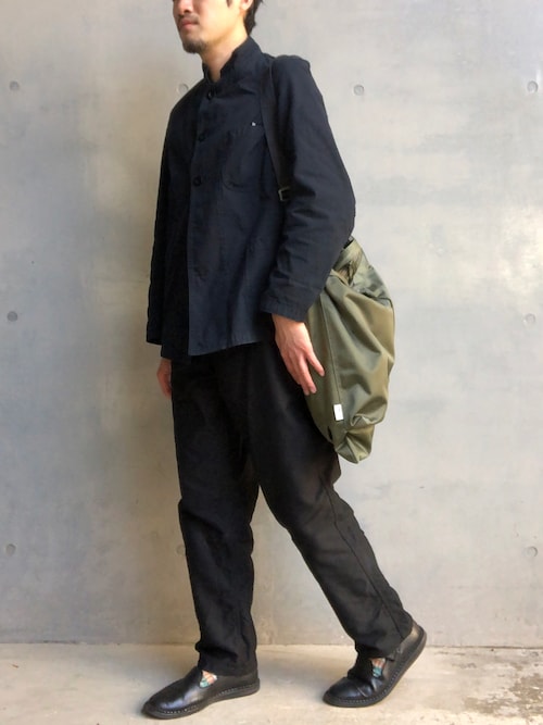 〈専用です〉OUTILウティノーカラージャケット黒 outil(ウティ)MANTEAU CENSEAU/Black(OV-T010)