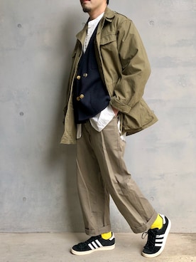「m47」｜「アイテム（ミリタリージャケット）」を使った、Patoさん（メンズ・166cm）の冬コーディネート
